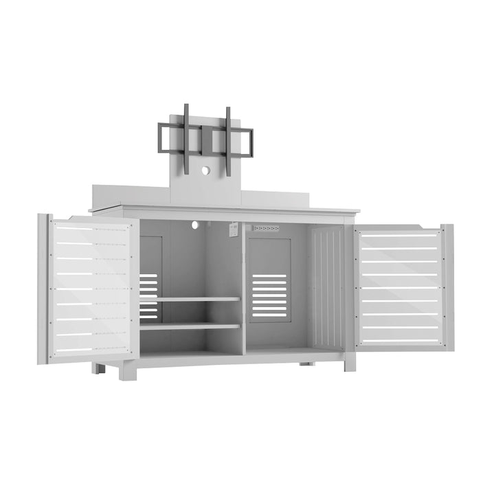 Ledge Lounger Mainstay Bar Credenza with Storage