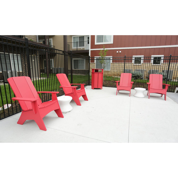 Ledge Lounger Mainstay Commercial Outdoor Trash Bin