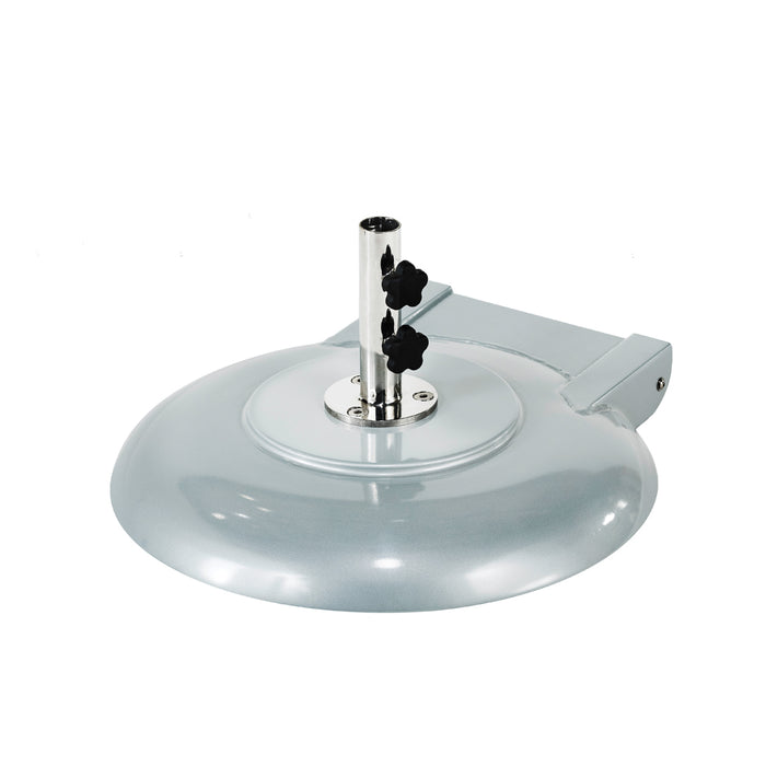 Ledge Lounger Concrete Filled Aluminum Umbrella Base with Wheels