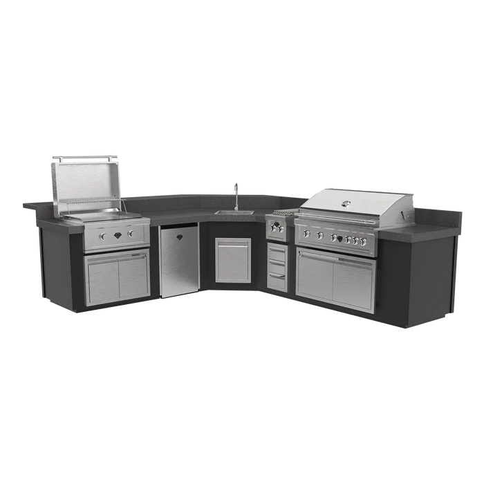 The Outdoor Plus Maestro 144L Complete Outdoor Kitchen Island
