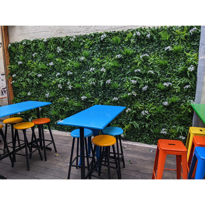 Artificial Snowy White Panels in an Asian bar