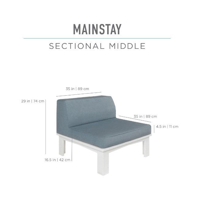 Ledge Lounger Mainstay Sectional Middle