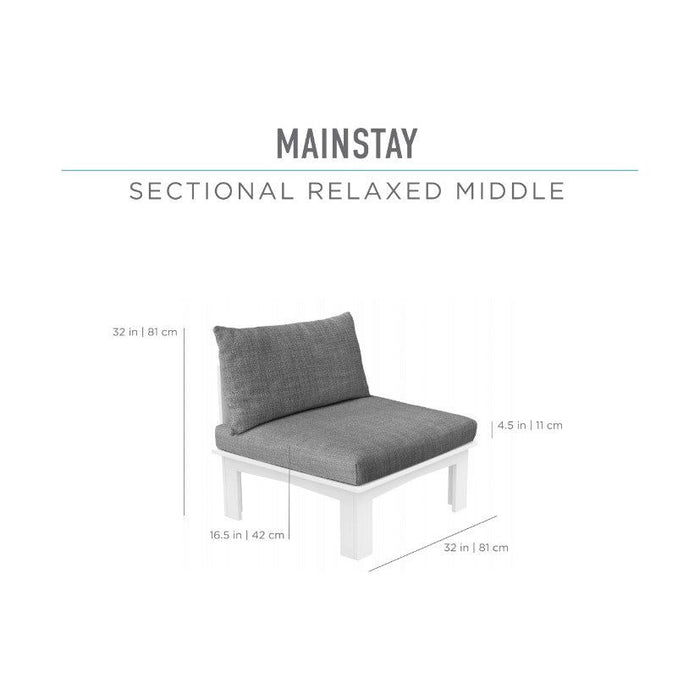 Ledge Lounger Mainstay Sectional Relaxed Middle