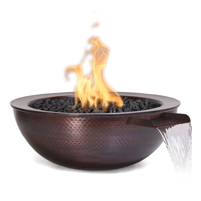 The Outdoor Plus 27" Sedona Fire & Water Bowl - Copper (OPT-27RCPRFW)