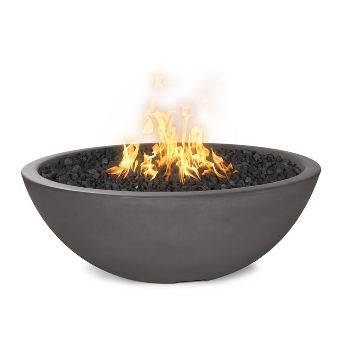 The Outdoor Plus 48" Sedona Round Concrete Fire Bowl - Narrow Ledge
