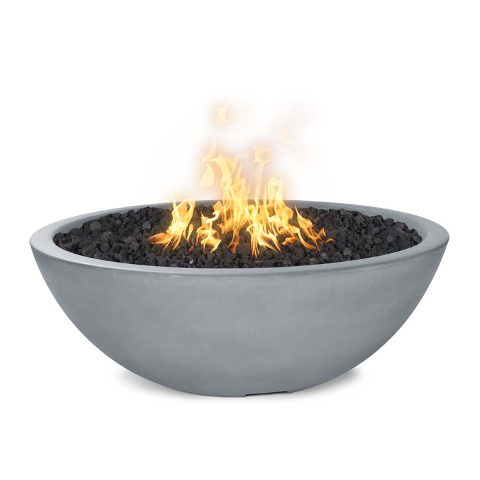 The Outdoor Plus 48" Sedona Round Concrete Fire Bowl - Narrow Ledge