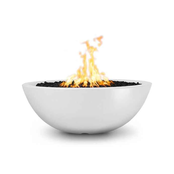 The Outdoor Plus 48" Sedona Round Concrete Fire Bowl - Narrow Ledge