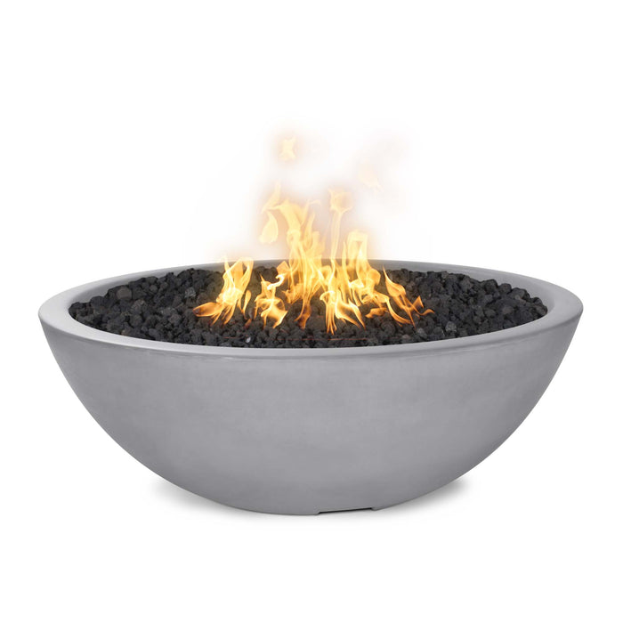The Outdoor Plus 48" Sedona Round Concrete Fire Bowl - Narrow Ledge