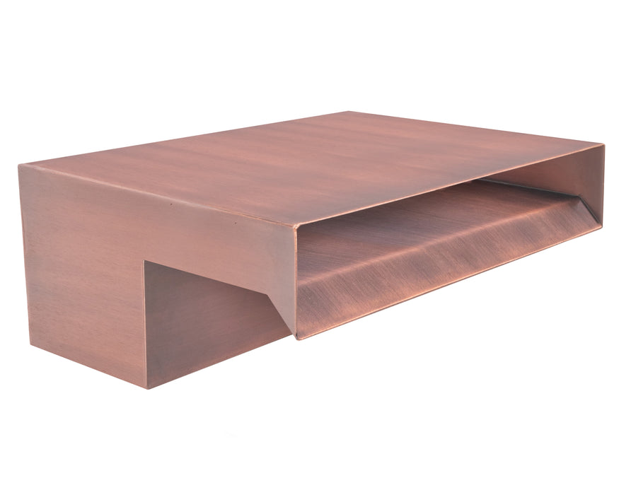 The Outdoor Plus Smooth Flow Water Scupper - Copper or Stainless Steel