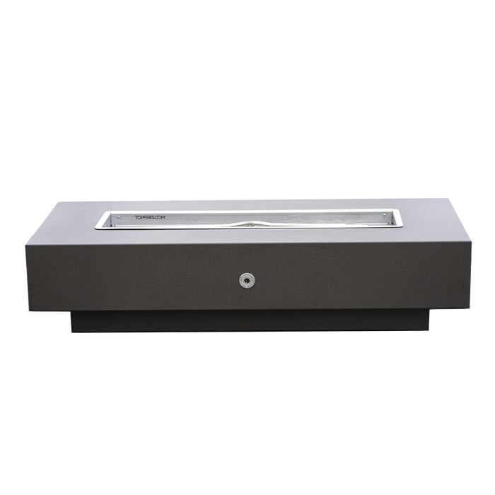 The Outdoor Plus 72" Coronado Rectangular  Fire Pit - Powder Coated Metal