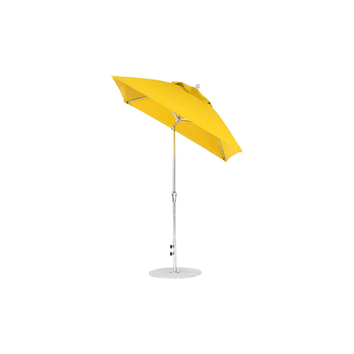 Ledge Lounger Essential Fiberglass Umbrella - 6.5' Square Crank Auto Tilt