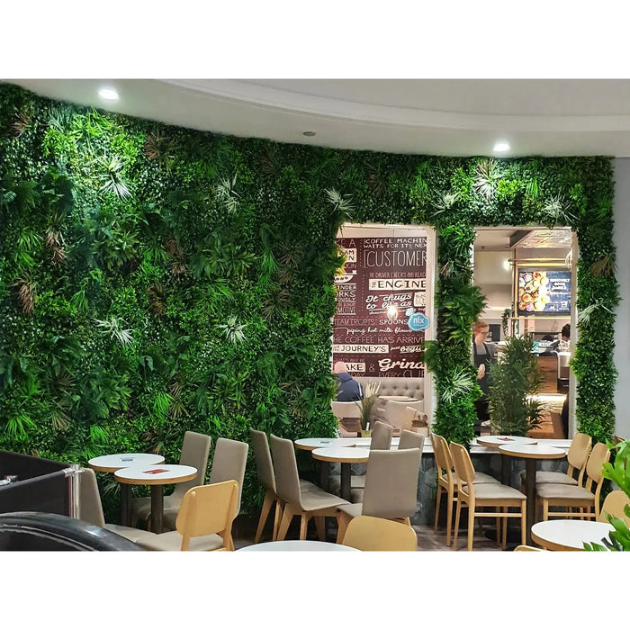 Sample Panel of Wild Tropics Artificial Vertical Garden (Small Sample) Commercial Grade UV Resistant