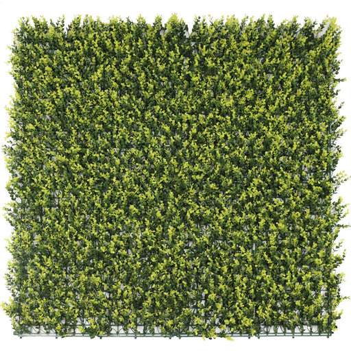 Yellow Buxus Hedge Panel Artificial Boxwood Panel