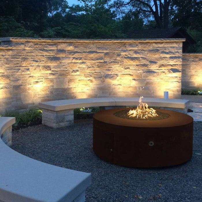 The Outdoor Plus 72" Unity Round Firepit - Powder Coated Steel