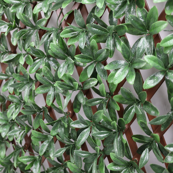Designer Plants Expandable Faux English Laurel Trellis Privacy Fence (Variable Size) UV Resistant - 72" x 36"