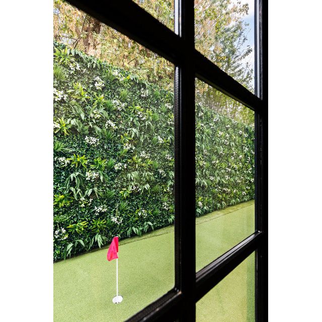 Luxury Snowy White Artificial Vertical Garden 40" x 40" 11SQ FT Commercial Grade UV Resistant
