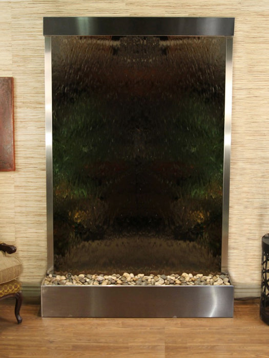 Adagio Water Features Grandeur River Freestanding Waterfall - Flush Mounted