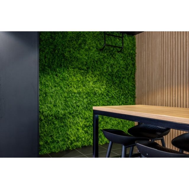 Office artificial green wall installation California