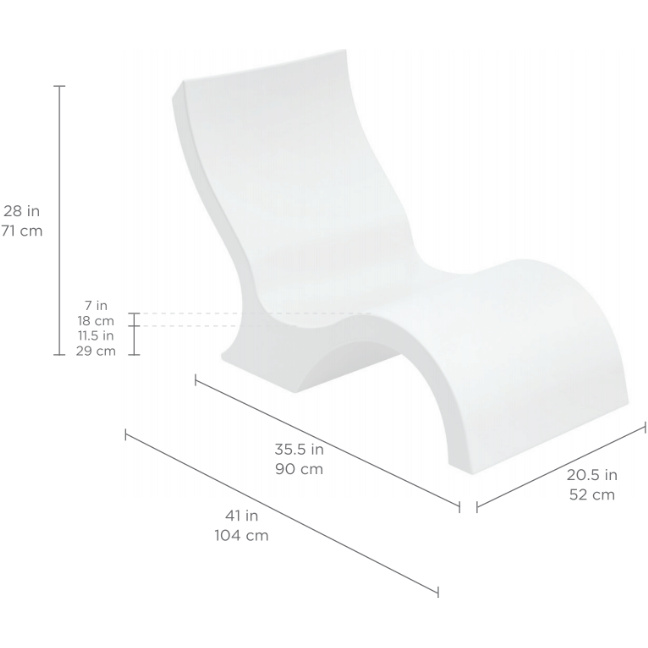 Ledge Lounger Signature Lowback Chair
