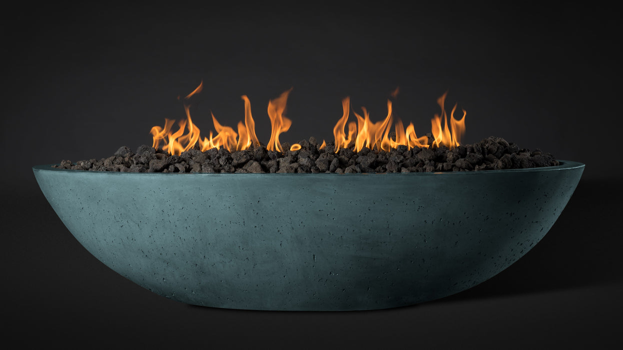 Slick Rock Concrete Oval Oasis Fire Bowl - 60" Length