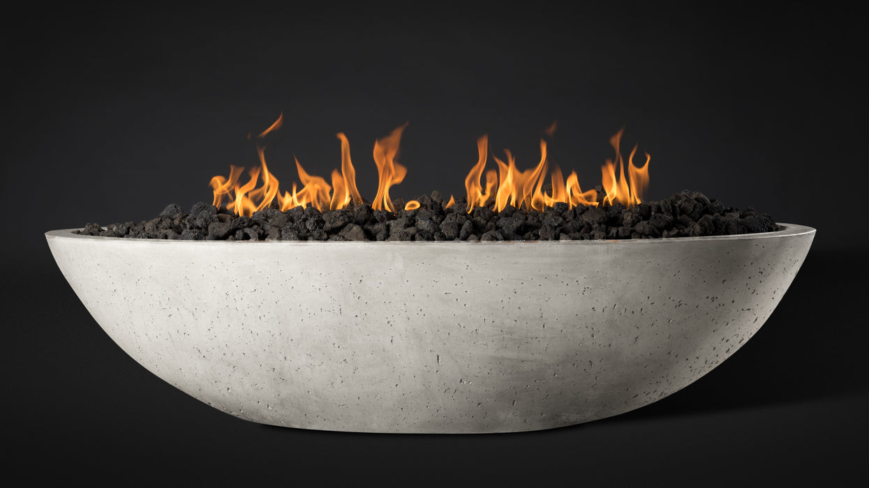 Slick Rock Concrete Oval Oasis Fire Bowl - 60" Length