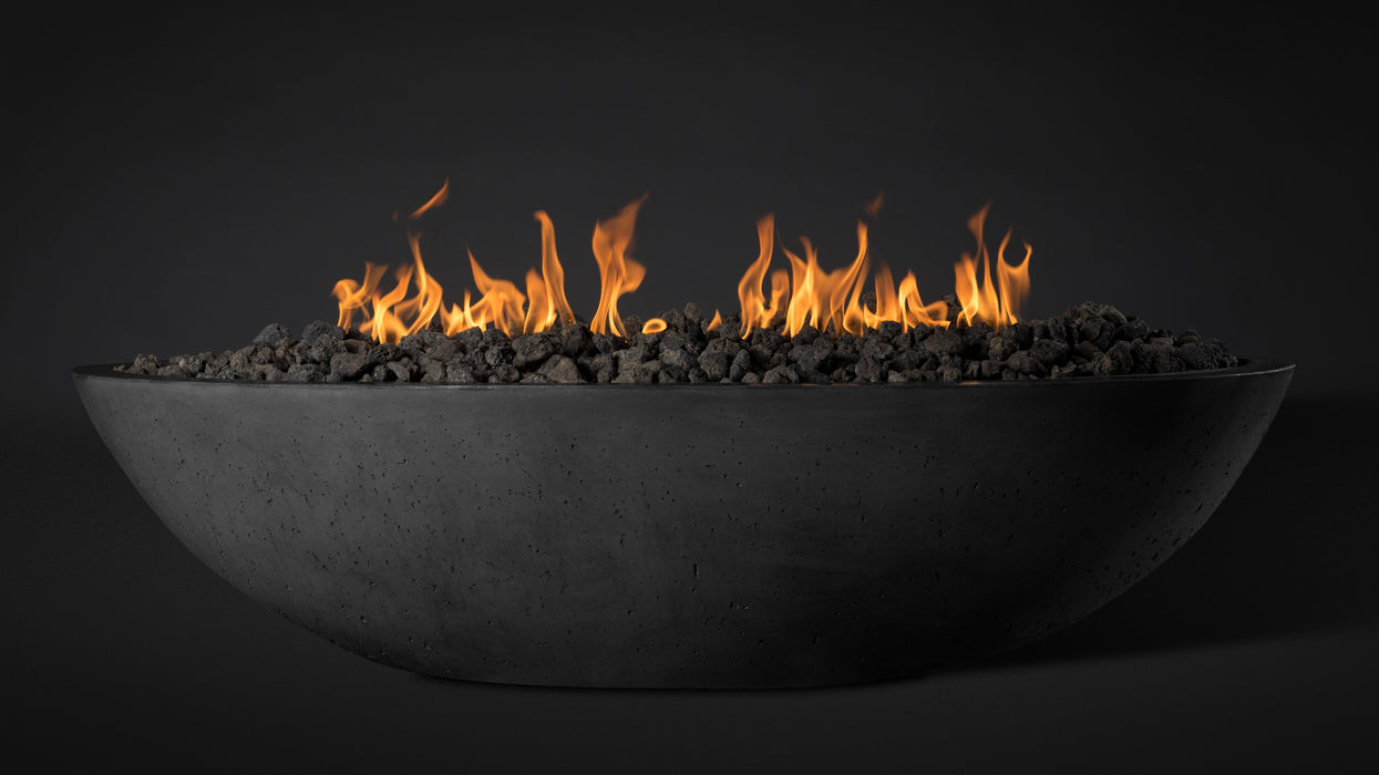 Slick Rock Concrete Oval Oasis Fire Bowl - 60" Length