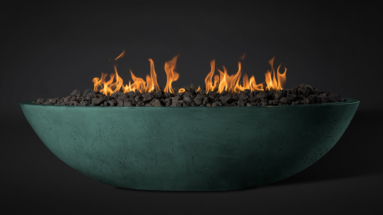 Slick Rock Concrete Oval Oasis Fire Bowl - 60" Length