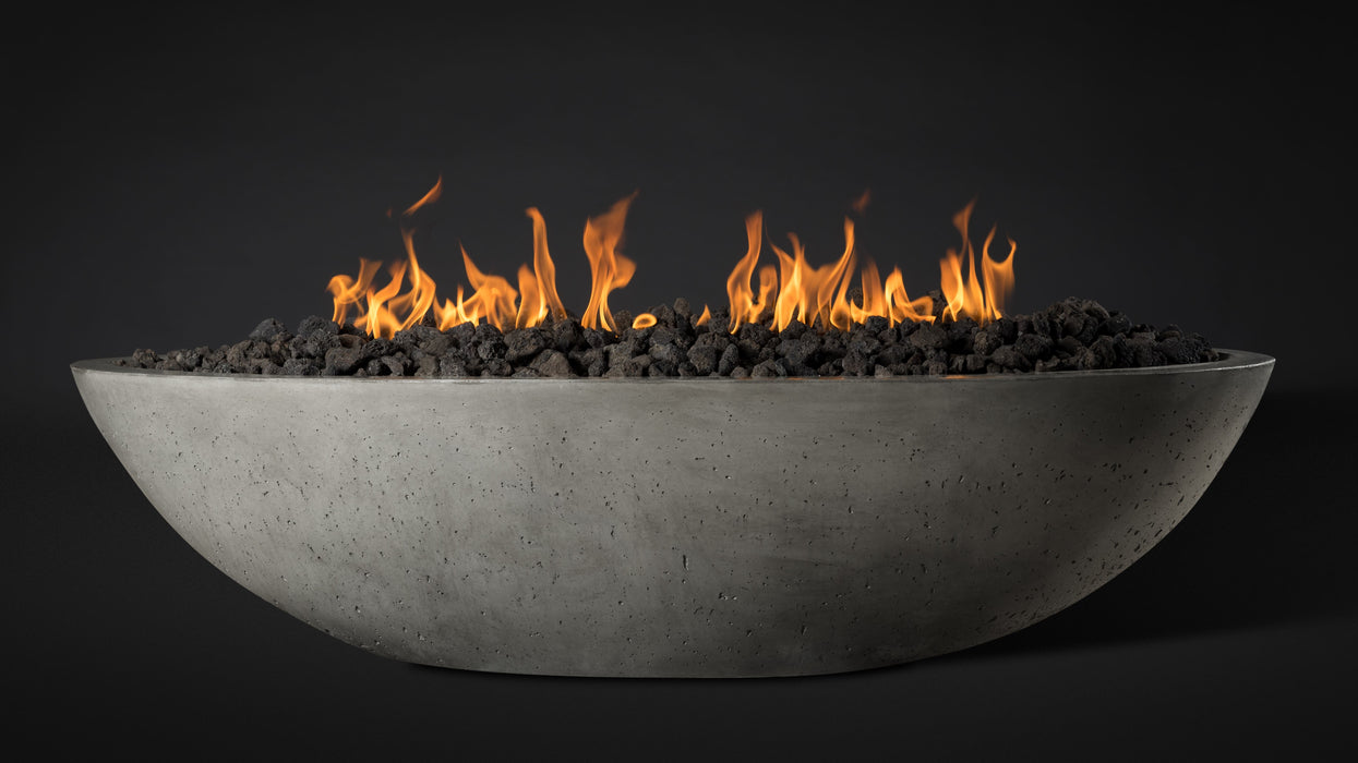 Slick Rock Concrete Oval Oasis Fire Bowl - 60" Length