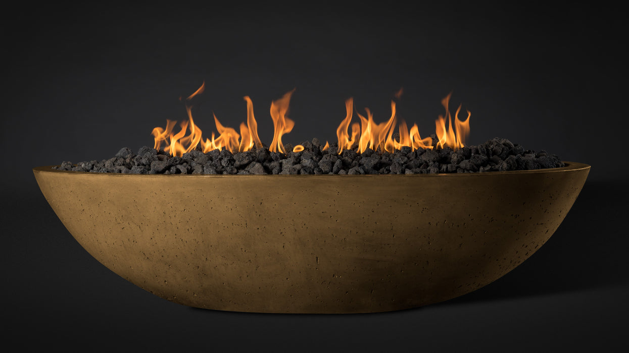 Slick Rock Concrete Oval Oasis Fire Bowl - 60" Length