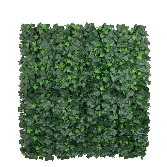Artificial Boston Ivy Green Wall 40" x 40" 11SQ FT Commercial Grade UV Resistant