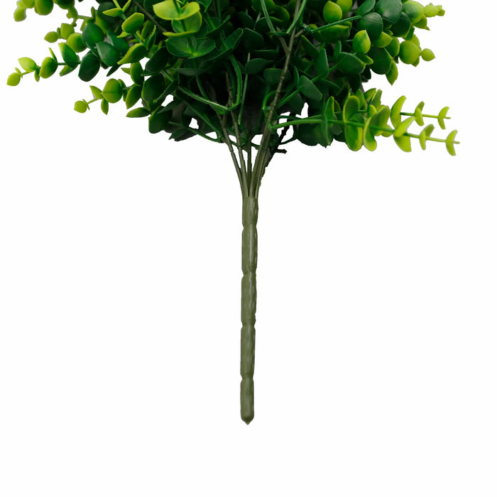 Artificial Dense Hanging Lush Green Eucalyptus Garland Bushes UV Resistant & Fire Rated | 7.1in x 30.5in (18cm x 77cm Each)
