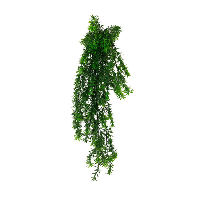 Artificial Hanging Willow Leaf Garland Bushes UV Resistant & Fire Rated | 7.1in x 30in (18cm x 76cm Each)