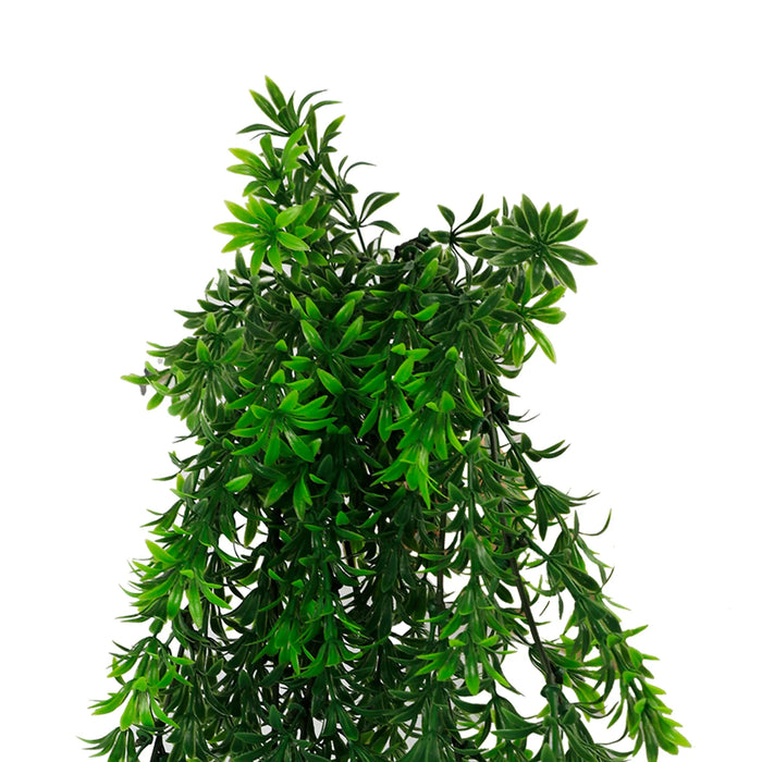 Artificial Hanging Willow Leaf Garland Bushes UV Resistant & Fire Rated | 7.1in x 30in (18cm x 76cm Each)