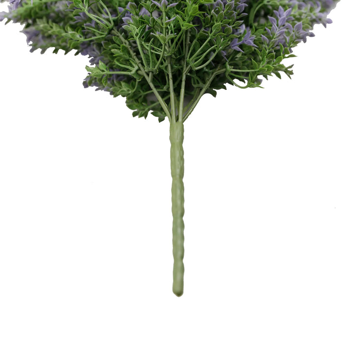 Artificial Hanging Purple & Green Willow Leaf Garland Bushes UV Resistant & Fire Rated | 7.8in x 30in (20cm x 76cm Each)