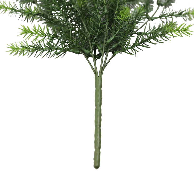Artificial Hanging Cedar Vine Garland Bushes UV Resistant & Fire Rated | 7.8in x 30in (20cm x 76cm Each)