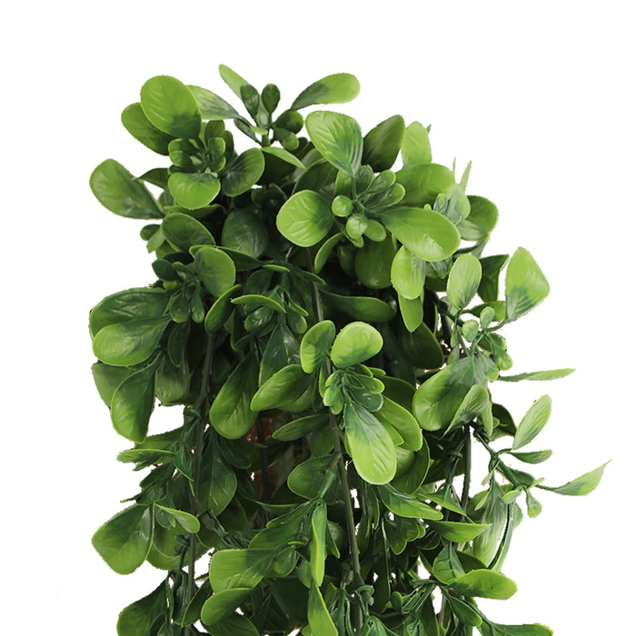 Artificial Creeping Fig Garland Bushes (UV Resistant & Fire Rated | 7.1in x 30in | 18cm x 76cm Each)