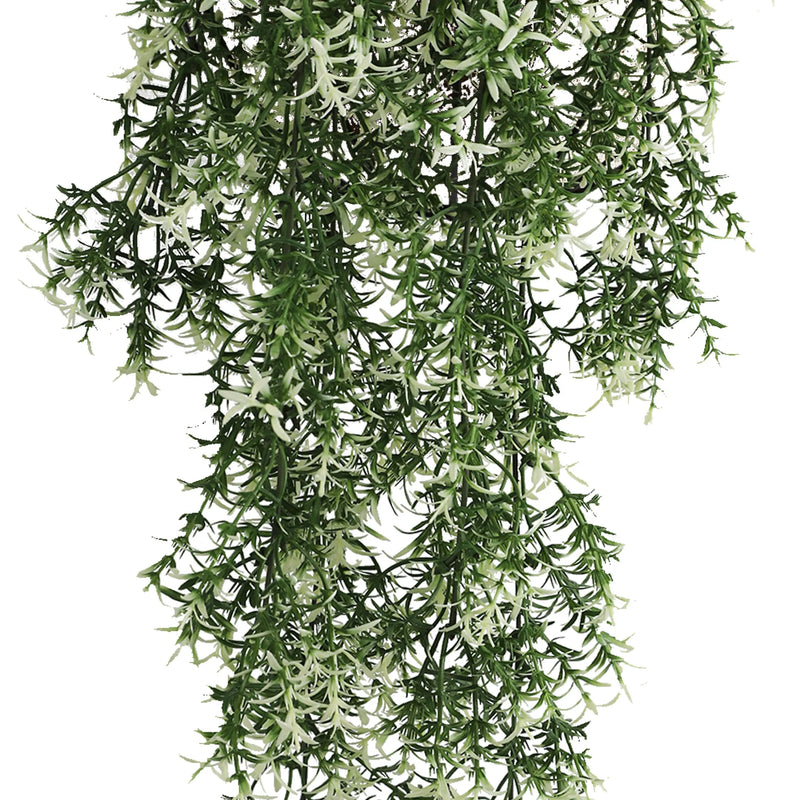 Artificial Hanging Star Jasmine Vine UV Resistant and FR 7.8x30"