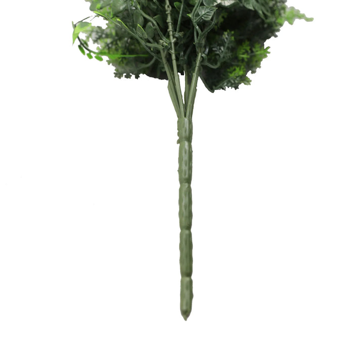 Artificial Hanging Mediterranean Fern Vine – UV Resistant & Fire Rated (8.6in x 30in | 22cm x 76cm)