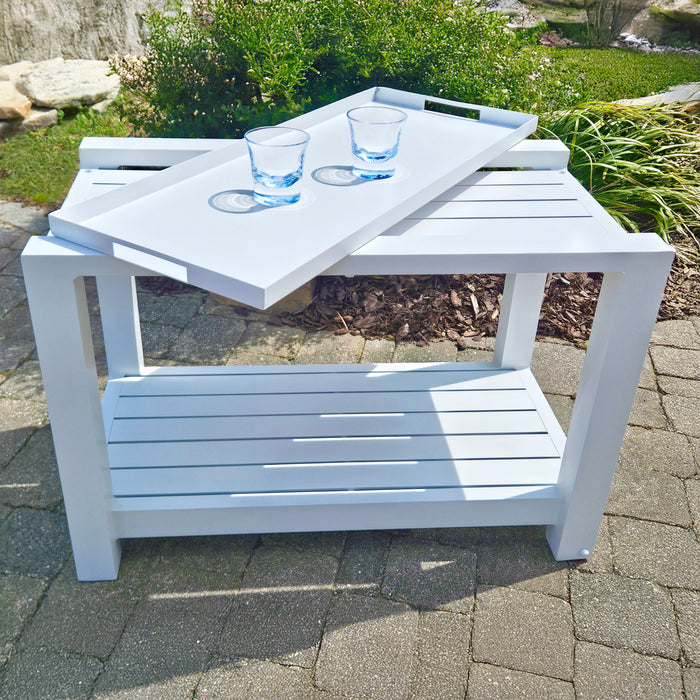 Easy Serving Trolley - Aluminum