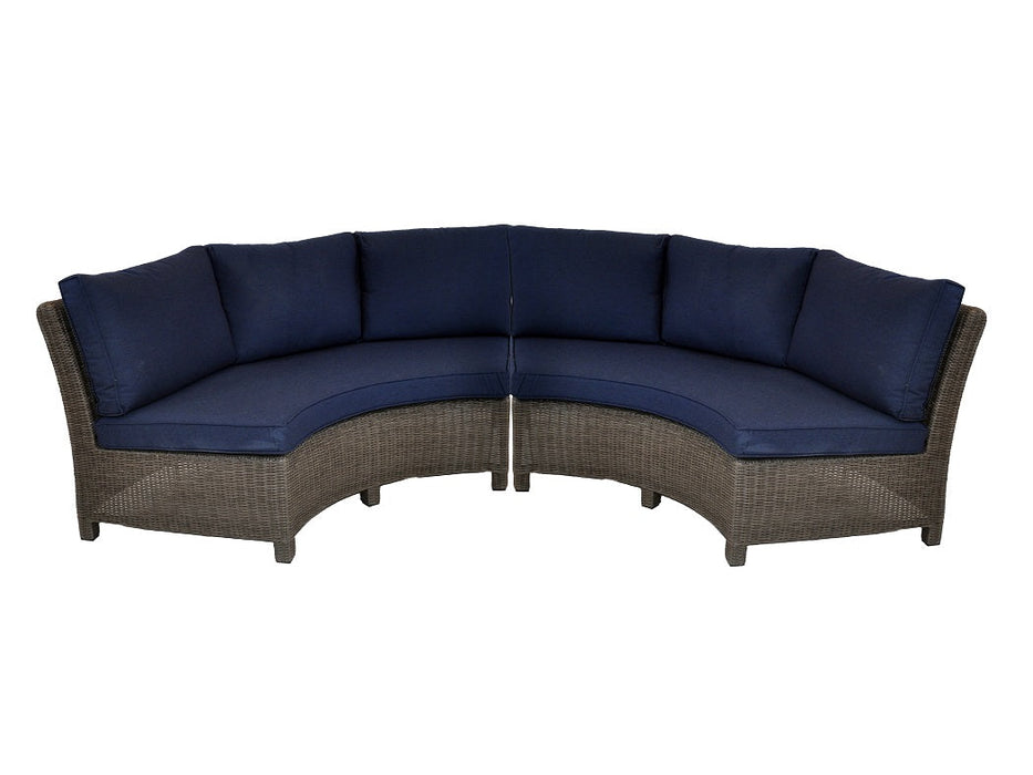Palma Wicker Round Lounge Set