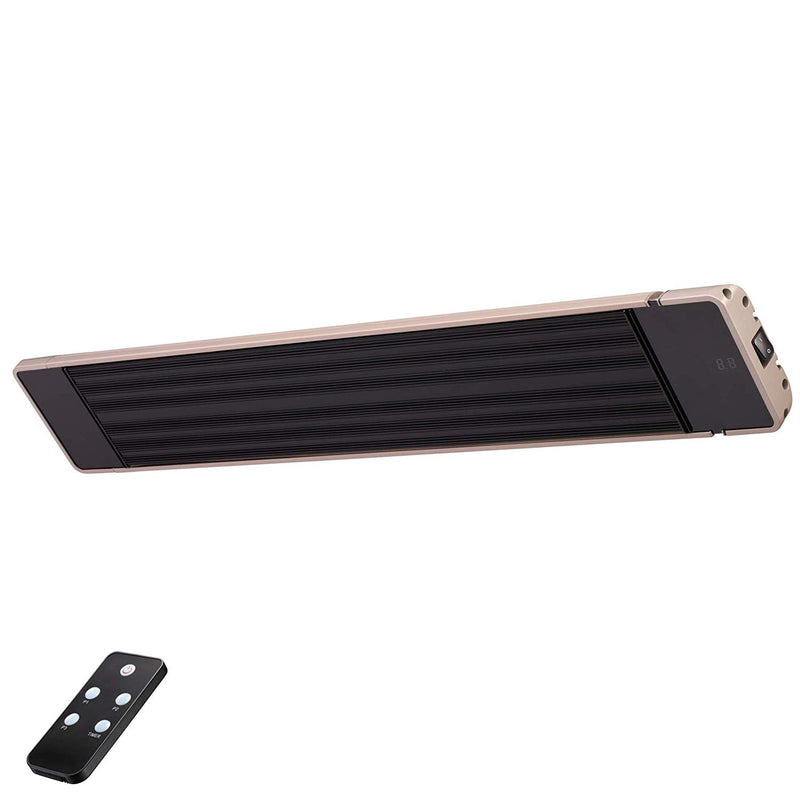 RadTec 72" Weather Resistant Zero Light Patio Heater (X33R) | Far-Infrared | IPX5 Rated | Large Outdoor Spaces