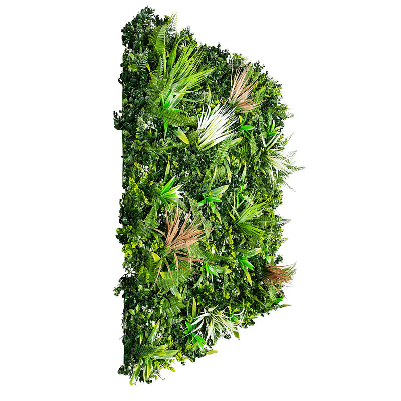 Wild Tropics Artificial Vertical Garden 40" x 40" 11SQ FT - Commercial Grade & UV Resistant