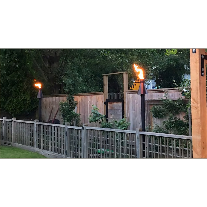 HPC Fire TK Torch, 96-inch Post or Tiki Top Only, Outdoor Fire Feature