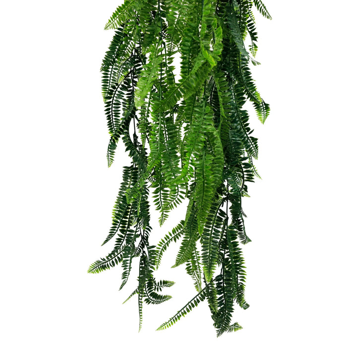 Artificial Hanging Fern Basket – UV Resistant (17.7in x 49.2in | 45cm x 125cm)
