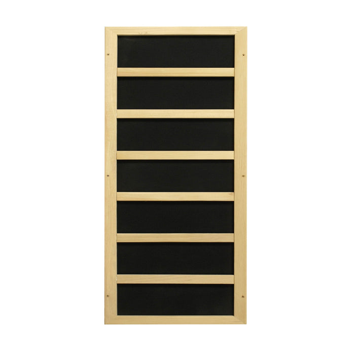 Golden Designs DYN-6440-01 Bergamo Edition 4-Person Low EMF Far Infrared Sauna - Spacious Hemlock Wood Indoor Sauna with Bluetooth and Chromotherapy