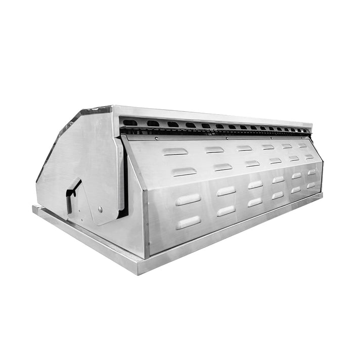 The Outdoor Plus Diamond Series 36" Grill, Built-In Grill, 4 Burner Grill, Stainless Steel Grill, Natural Gas or Liquid Propane Grill