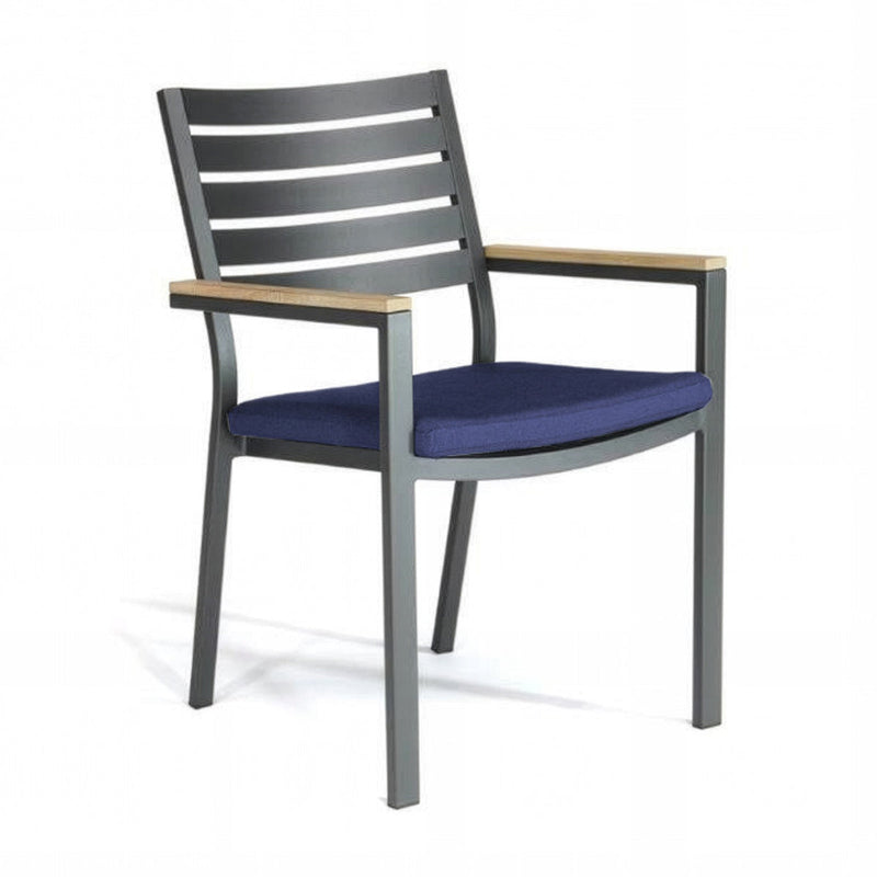 Elba 7-Piece Dining Set with Spectrum Indigo Cushions