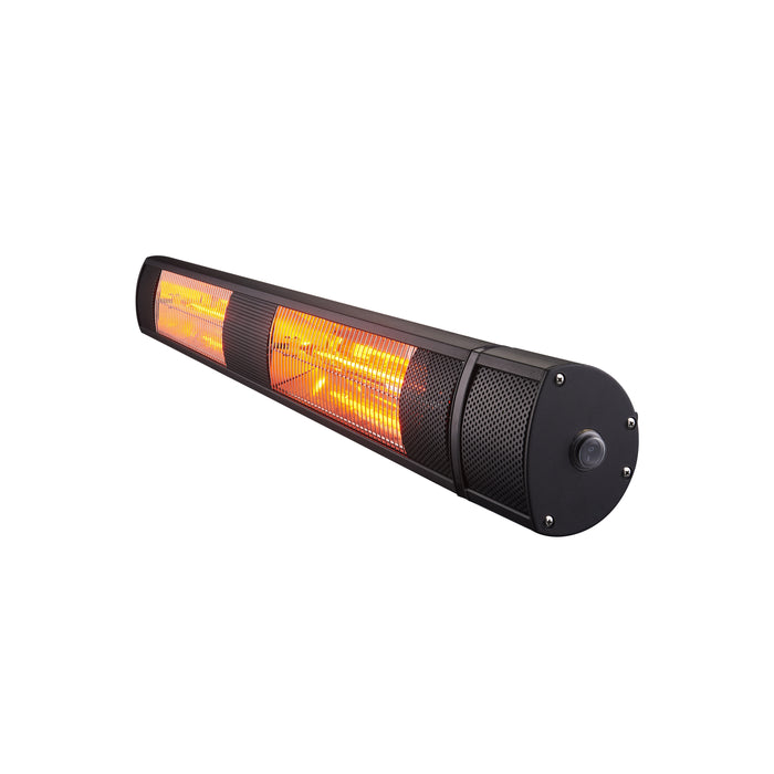 RadTec 38" Golden Tube Electric Patio Heater (G30R) | Infrared | IPX5 Rated | Compact Powerful Heating