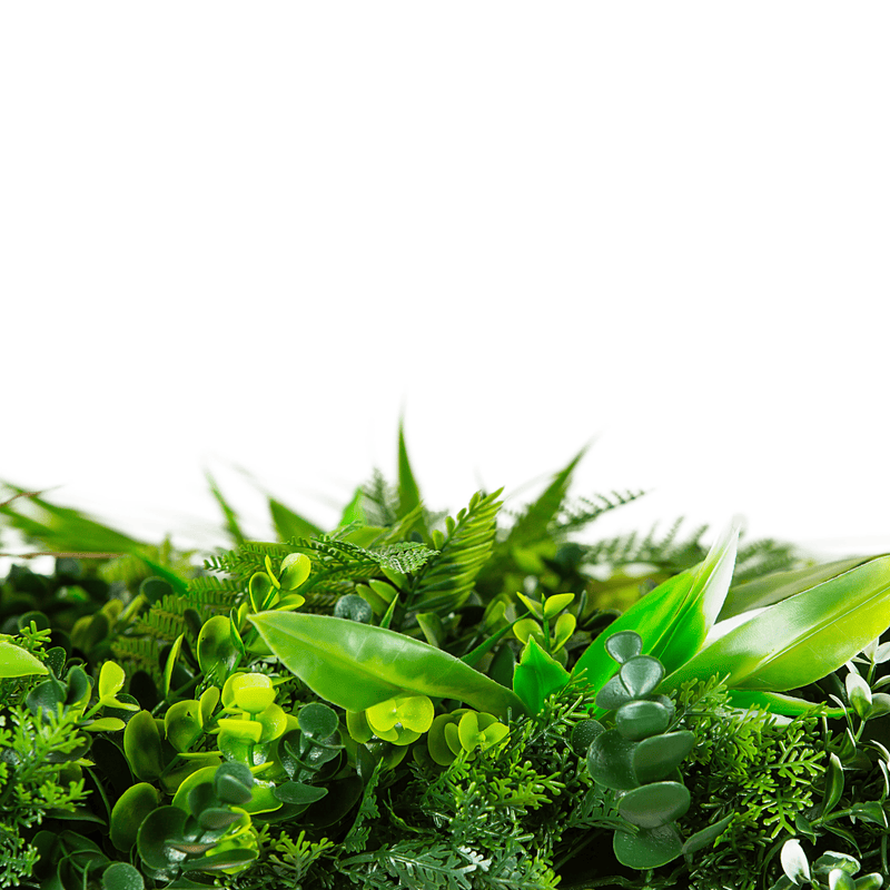 Wild Tropics Artificial Vertical Garden 40" x 40" 11SQ FT - Commercial Grade & UV Resistant