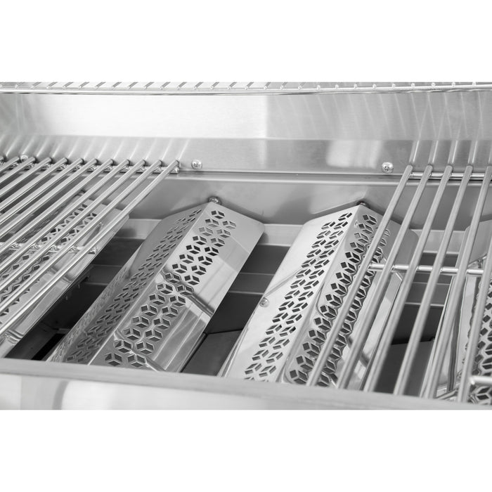 The Outdoor Plus 42" Diamond Series Built-In Stainless Steel 5-Burner Grill